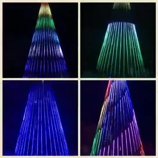 Decoração de Natal por atacado Iluminação LED Gigante Artificial Grande Árvore de Natal